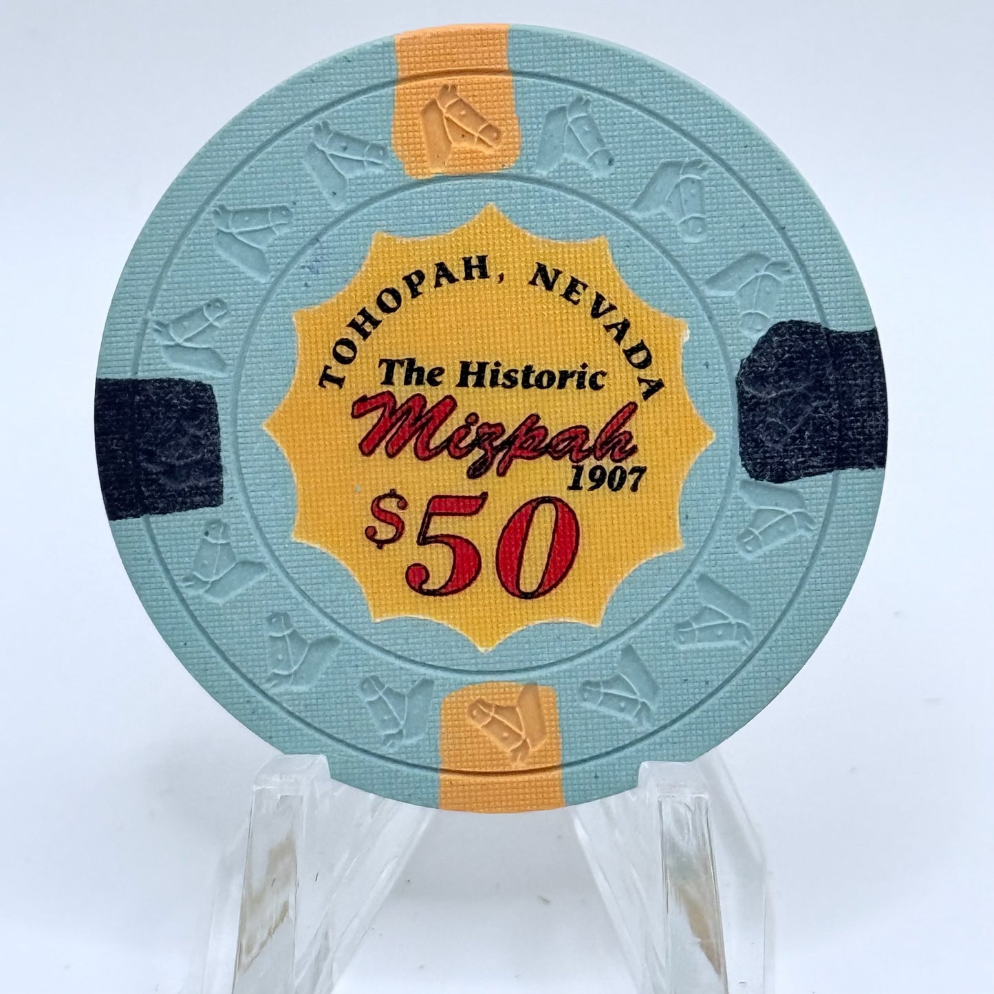 Mizpah Hotel Tonopah Nevada 1993 $50 Imitation Chip N9304
