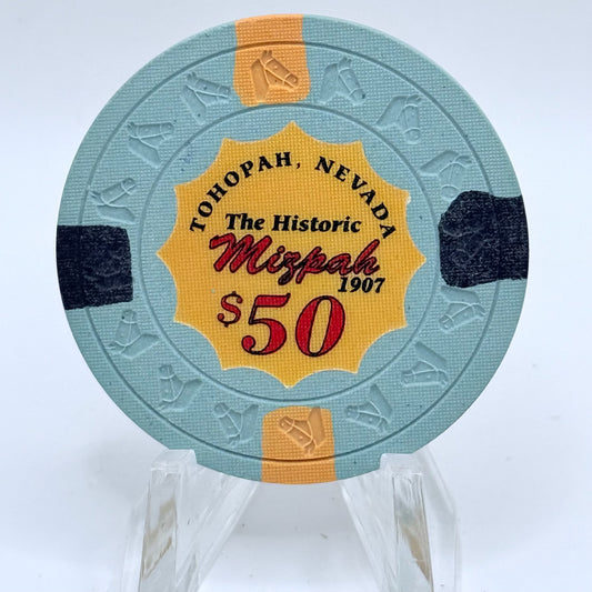 Mizpah Hotel Tonopah Nevada 1993 $50 Imitation Chip N9304