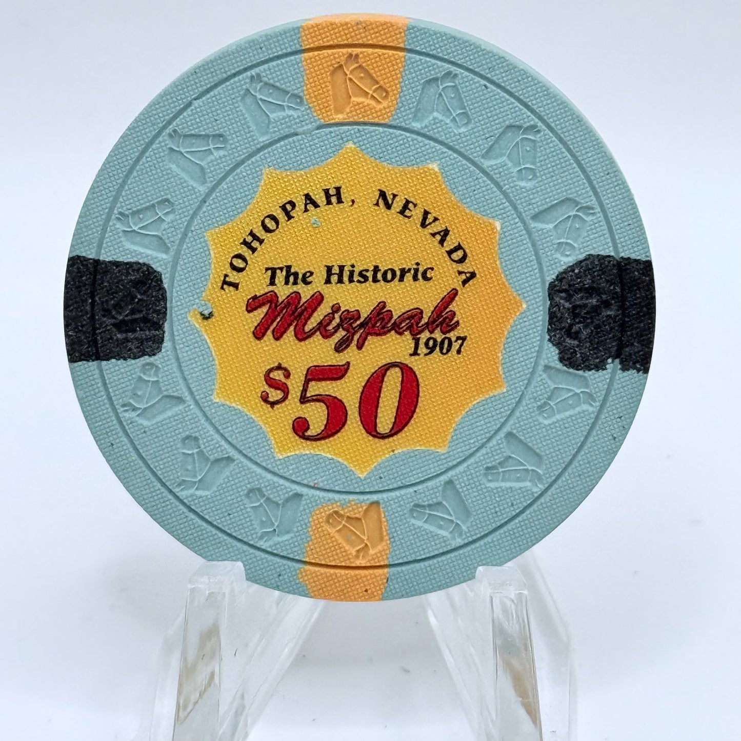 Mizpah Hotel Tonopah Nevada 1993 $50 Imitation Chip N9304