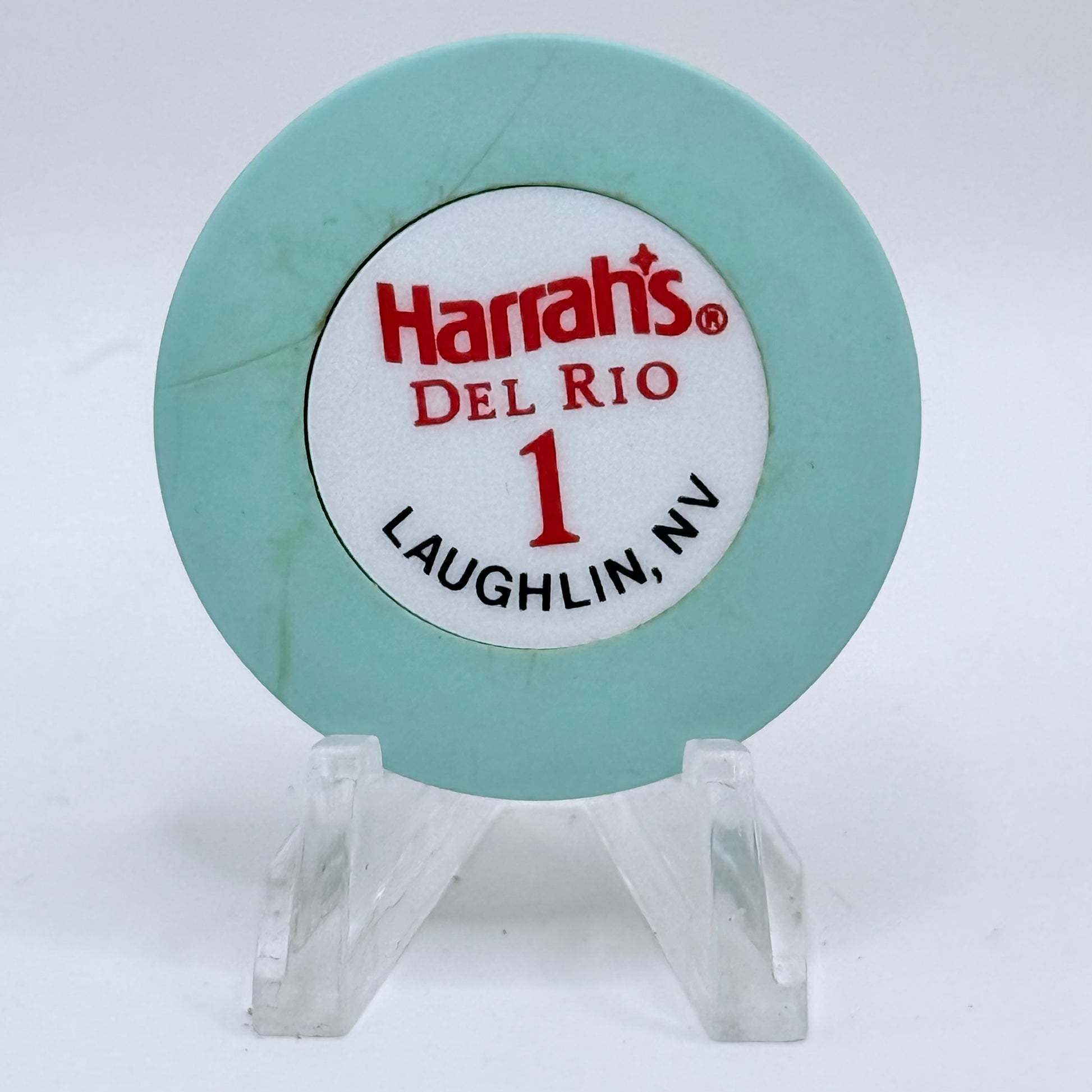 Harrah's Del Rio Laughlin Nevada 1991 Series 101 Roulette Casino Chip N3418