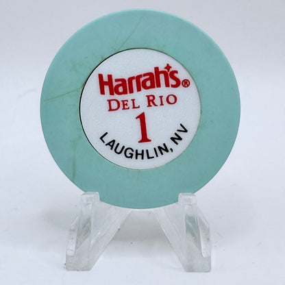 Harrah's Del Rio Laughlin Nevada 1991 Series 101 Roulette Casino Chip N3418