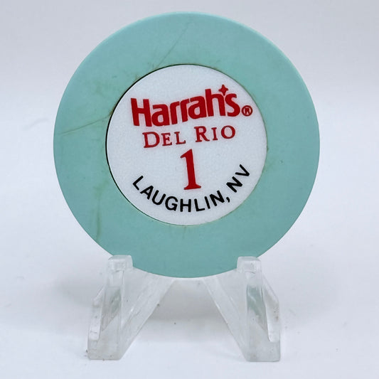 Harrah's Del Rio Laughlin Nevada 1991 Series 101 Roulette Casino Chip N3418