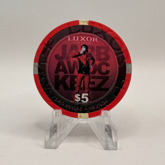 Luxor Las Vegas Nevada 2015 'Jabbawockeez' LE $5 Casino Chip
