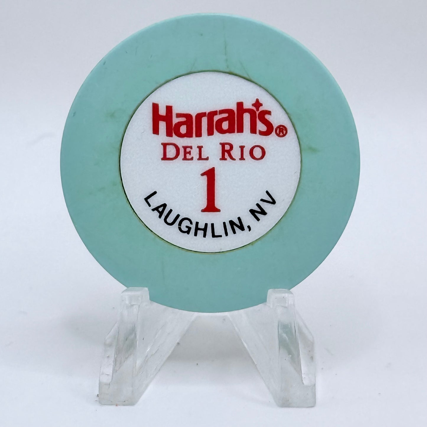 Harrah's Del Rio Laughlin Nevada 1991 Series 101 Roulette Casino Chip N3418