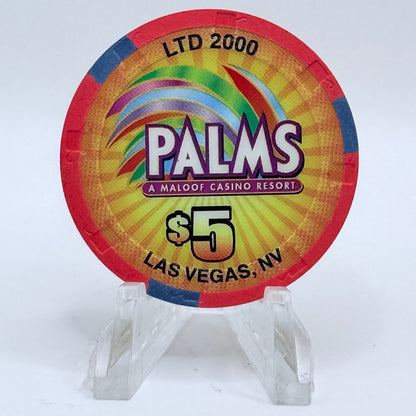 Palms Casino Resort Las Vegas Nevada 2005 'Grand Opening' LE $5 Casino Chip E4982
