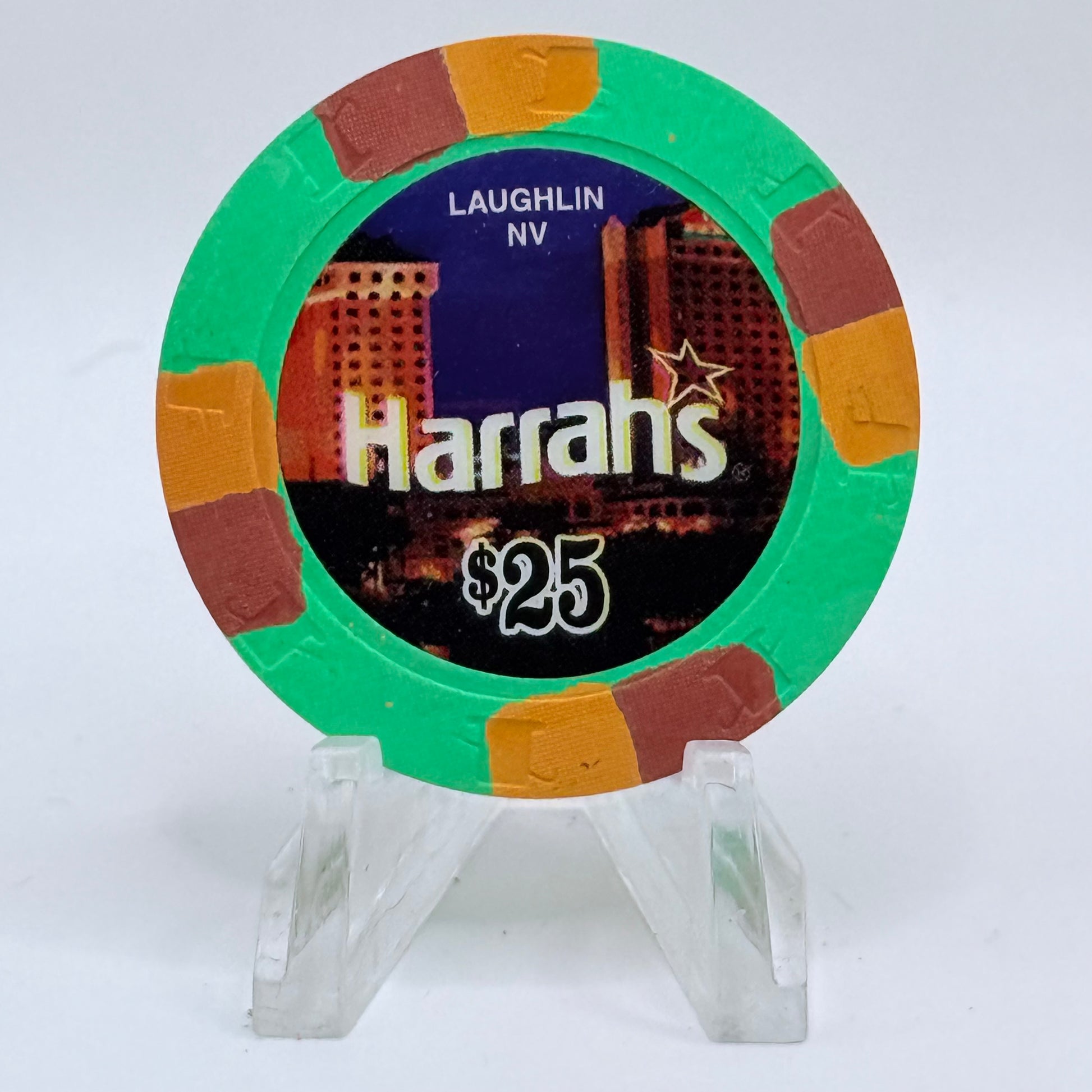 Harrah's Laughlin Nevada 2007 $25 Casino Chip E6475
