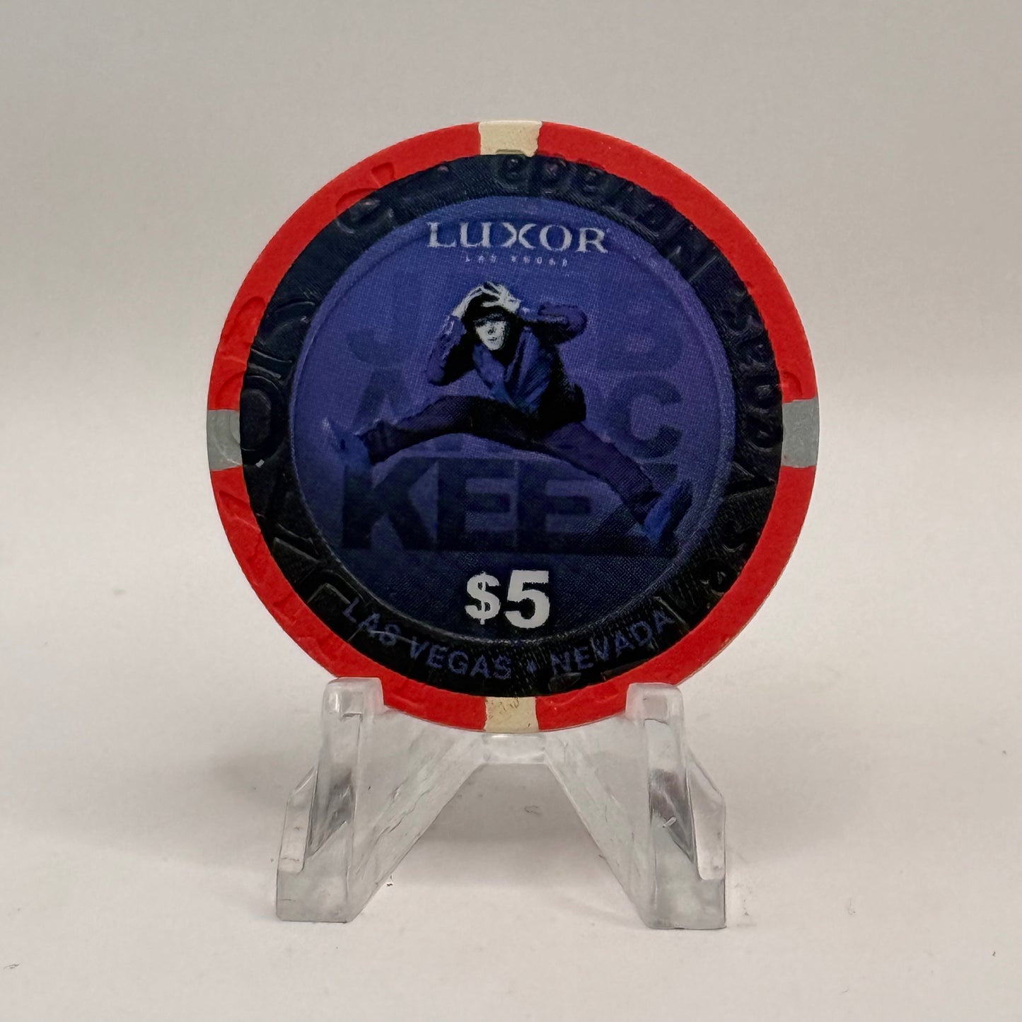 Luxor Las Vegas Nevada 2013 'Jabbawockeez' LE $5 Casino Chip D1269