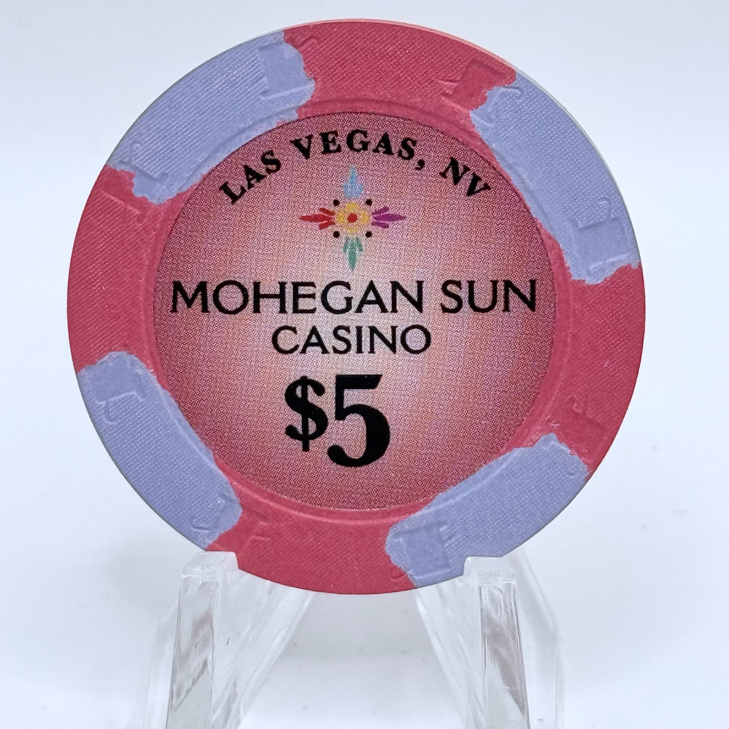 Mohegan Sun Casino at Virgin Hotels Las Vegas Nevada 2021 $5 Casino Chip D3202