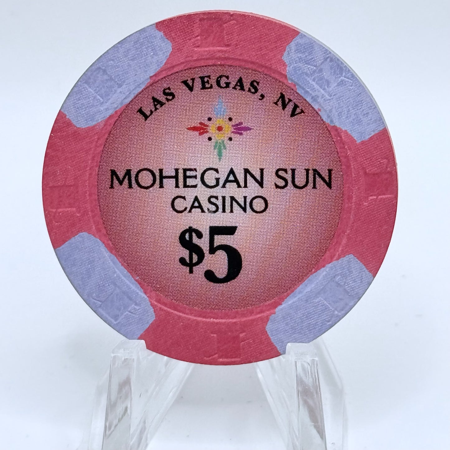 Mohegan Sun Casino at Virgin Hotels Las Vegas Nevada 2021 $5 Casino Chip D3202