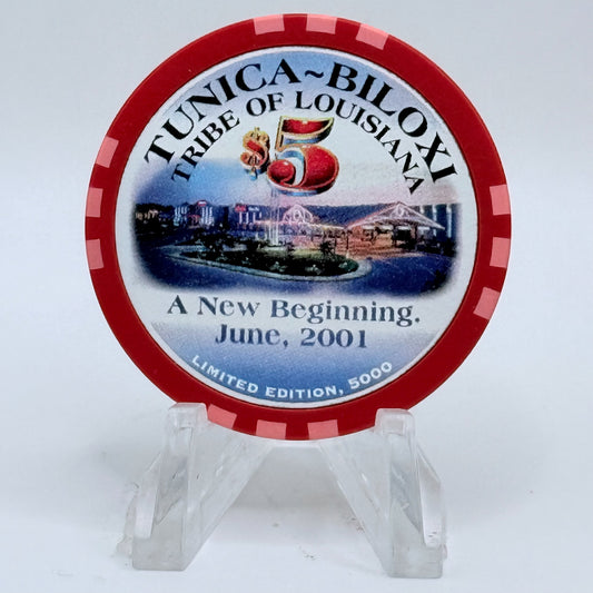 Paragon Marksville Louisiana 2001 'Grand Opening' LE $5 Casino Chip