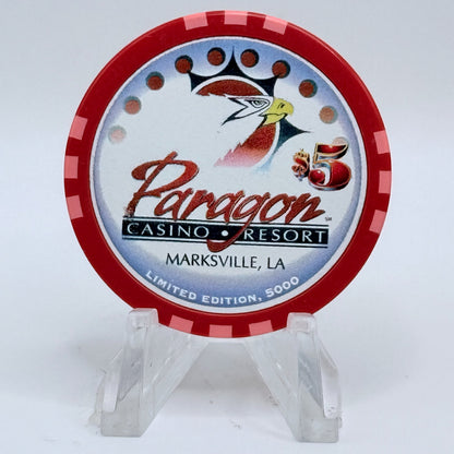 Paragon Marksville Louisiana 2001 'Grand Opening' LE $5 Casino Chip
