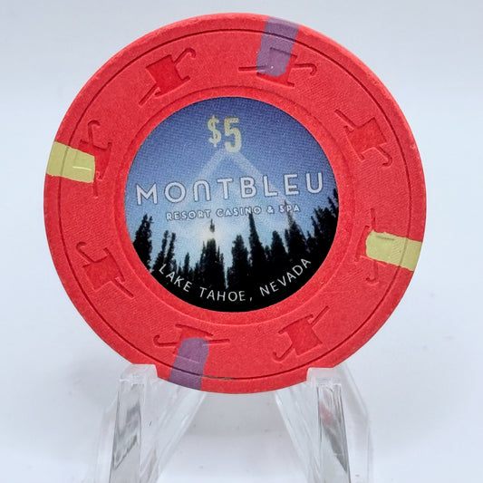 Montbleu Lake Tahoe Nevada 2006 $5 Casino Chip E5499