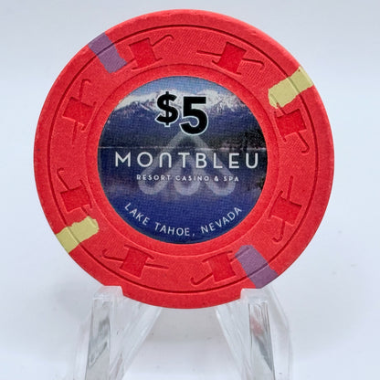 Montbleu Lake Tahoe Nevada 2006 $5 Casino Chip E5499