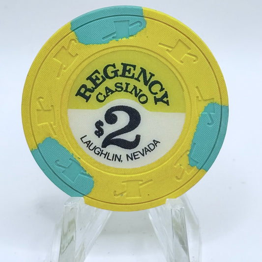 Regency Casino Laughlin Nevada 1979 $2 Casino Chip N3435