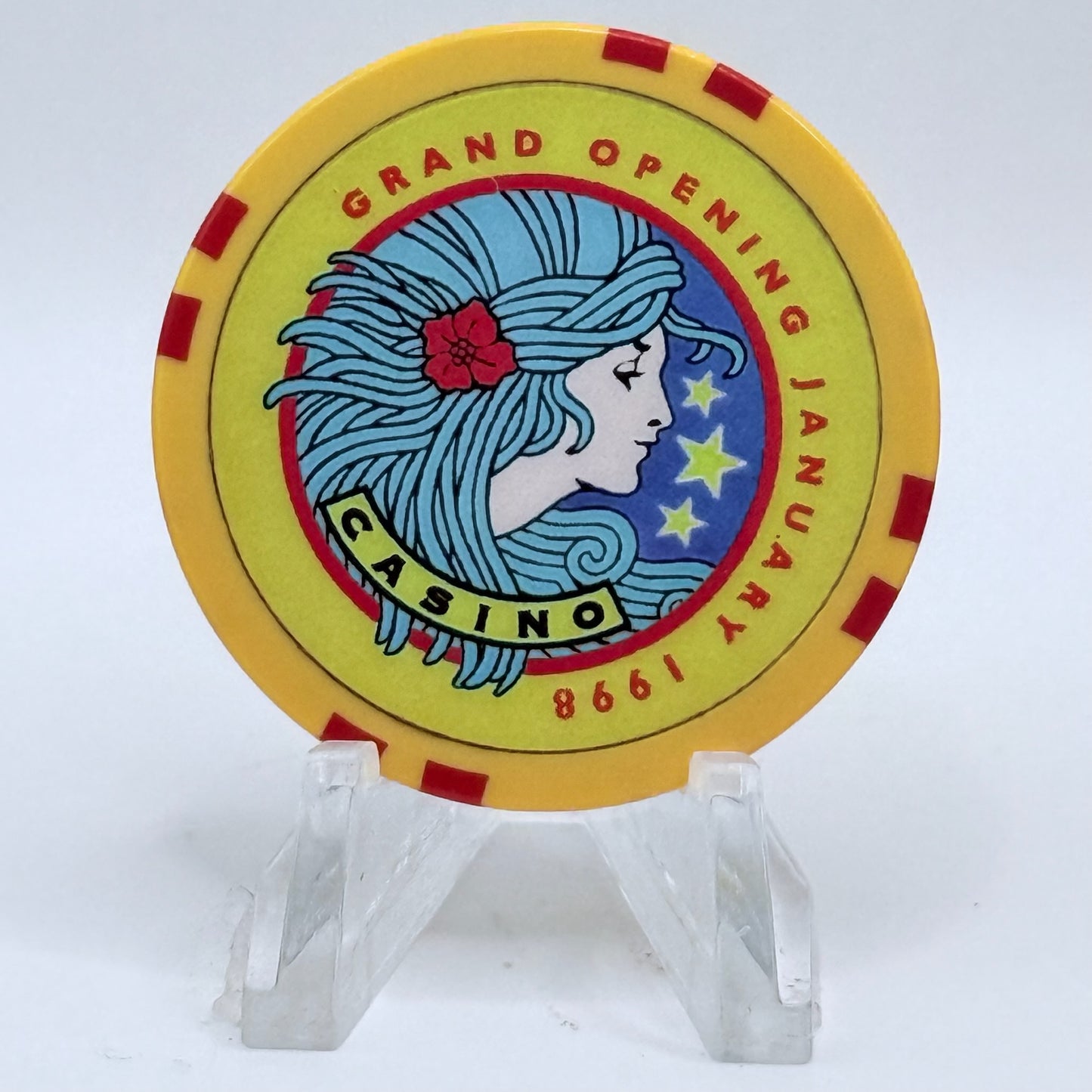 Palm Beach Princess Riviera Beach Florida 1998 'Grand Opening' LE $10 Casino Chip