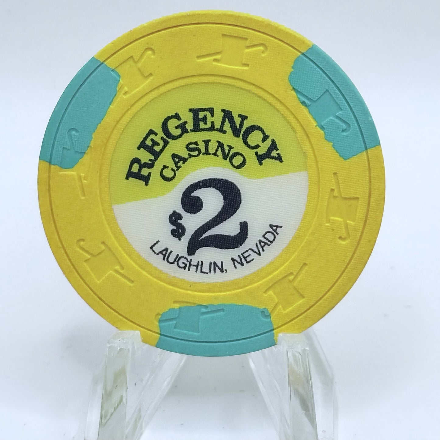 Regency Casino Laughlin Nevada 1979 $2 Casino Chip N3435