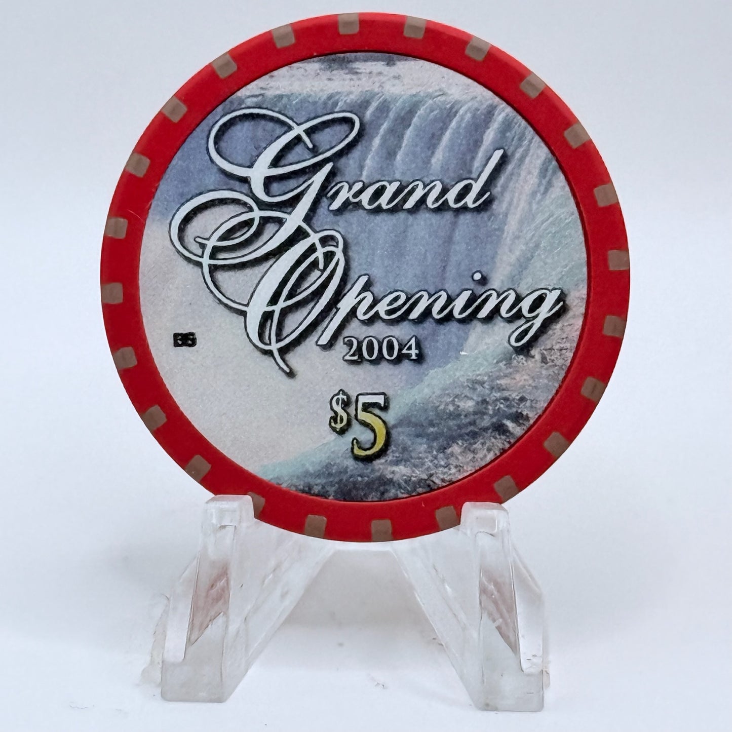Niagara Fallsview Casino Niagara Falls Ontario 2004 'Grand Opening' LE $5 Casino Chip