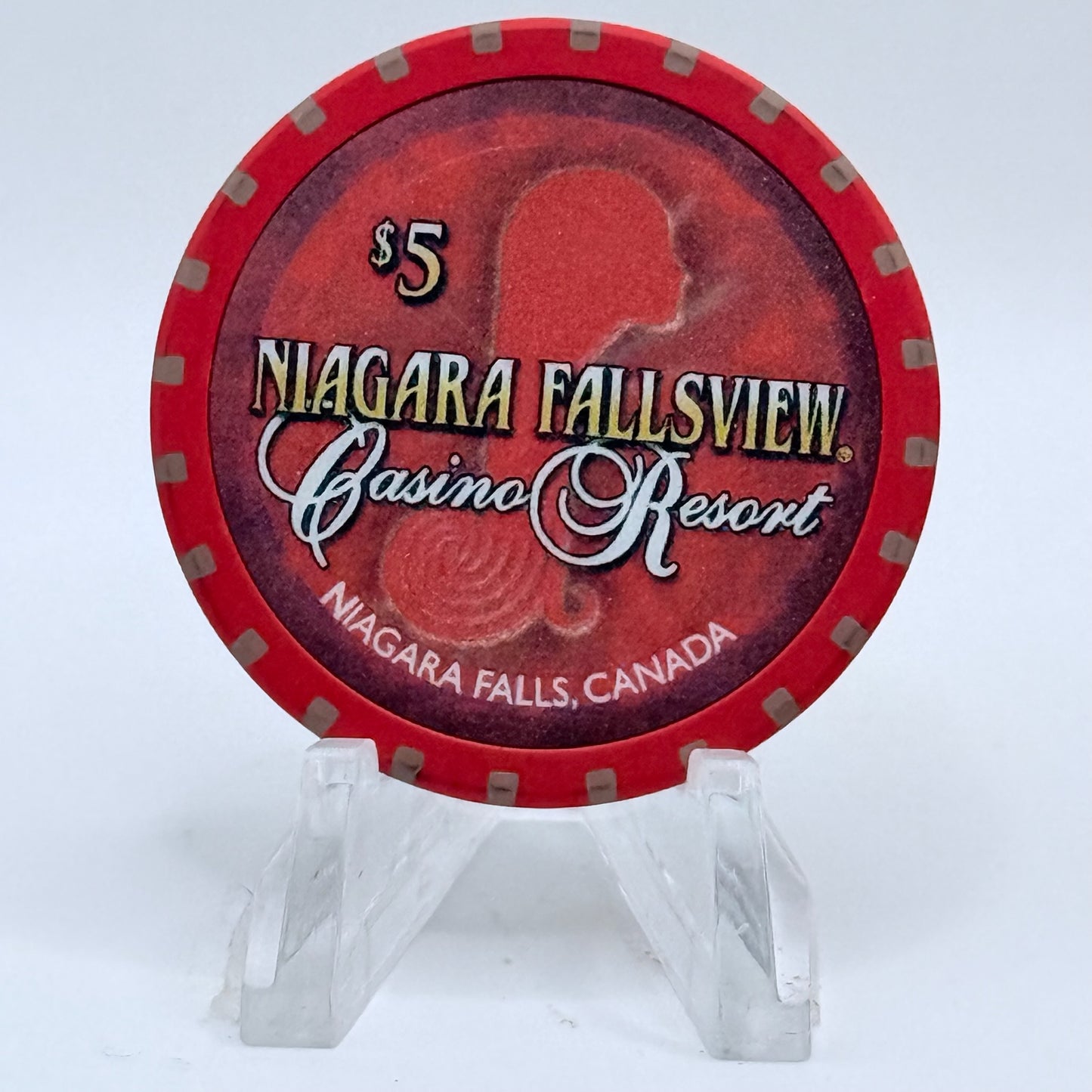 Niagara Fallsview Casino Niagara Falls Ontario 2004 'Grand Opening' LE $5 Casino Chip