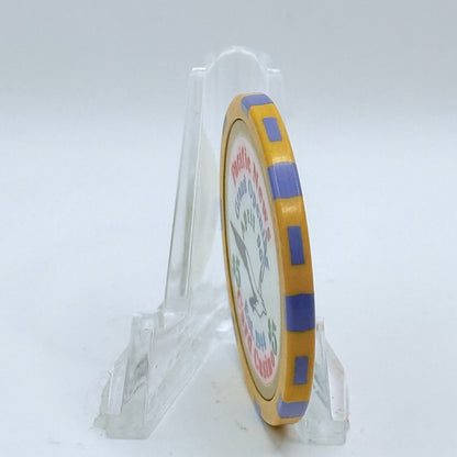 Pacific News Card Casino San Mateo California 1944 'Grand Opening' LE $5 Casino Chip