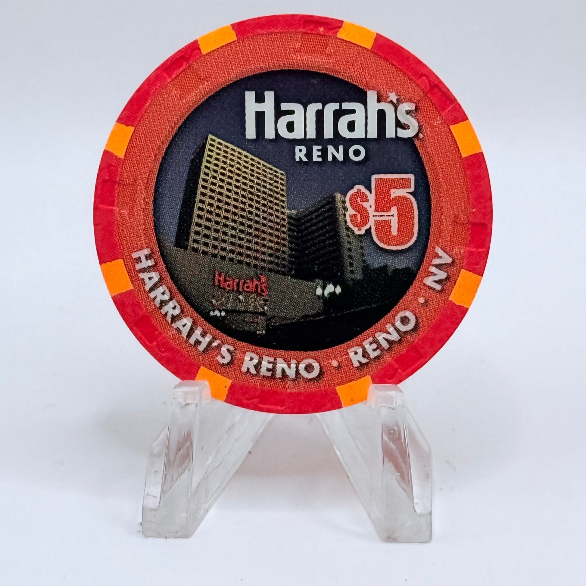 Harrah's Reno Nevada 2013 'Year Of The Snake' LE $5 Casino Chip D1020