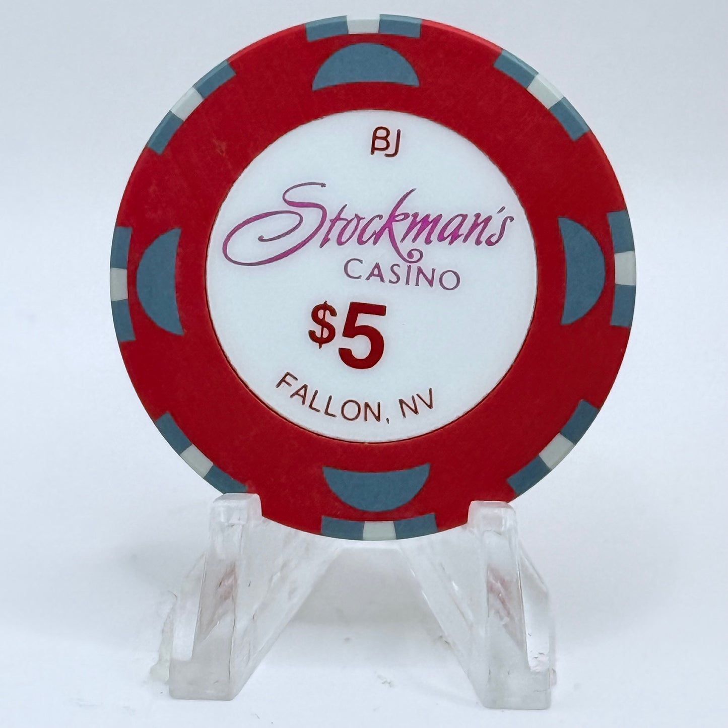 Stockman's Fallon Nevada 2007 $5 Casino Chip E6362