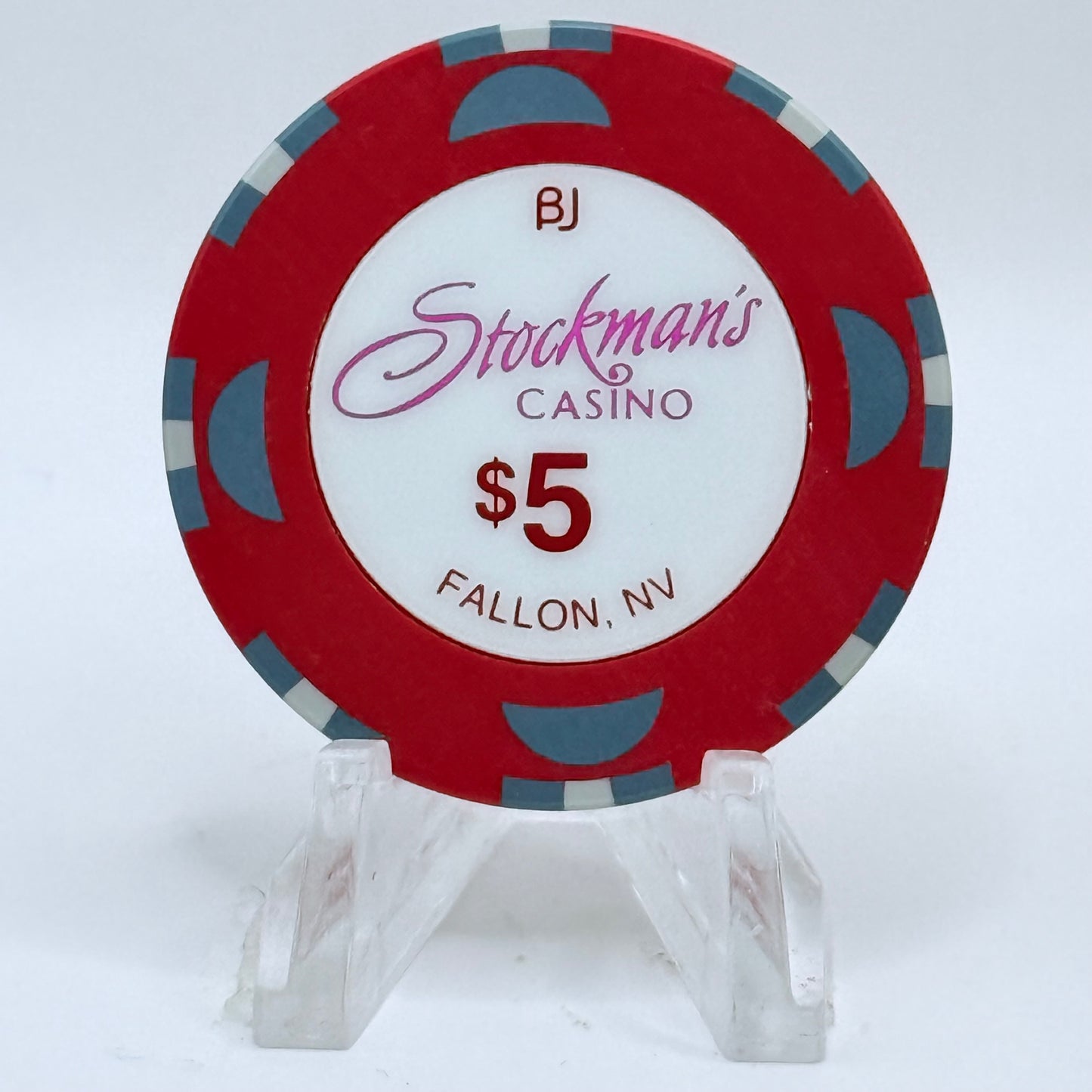 Stockman's Fallon Nevada 2007 $5 Casino Chip E6362