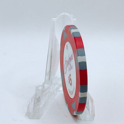 Stockman's Fallon Nevada 2007 $5 Casino Chip E6362