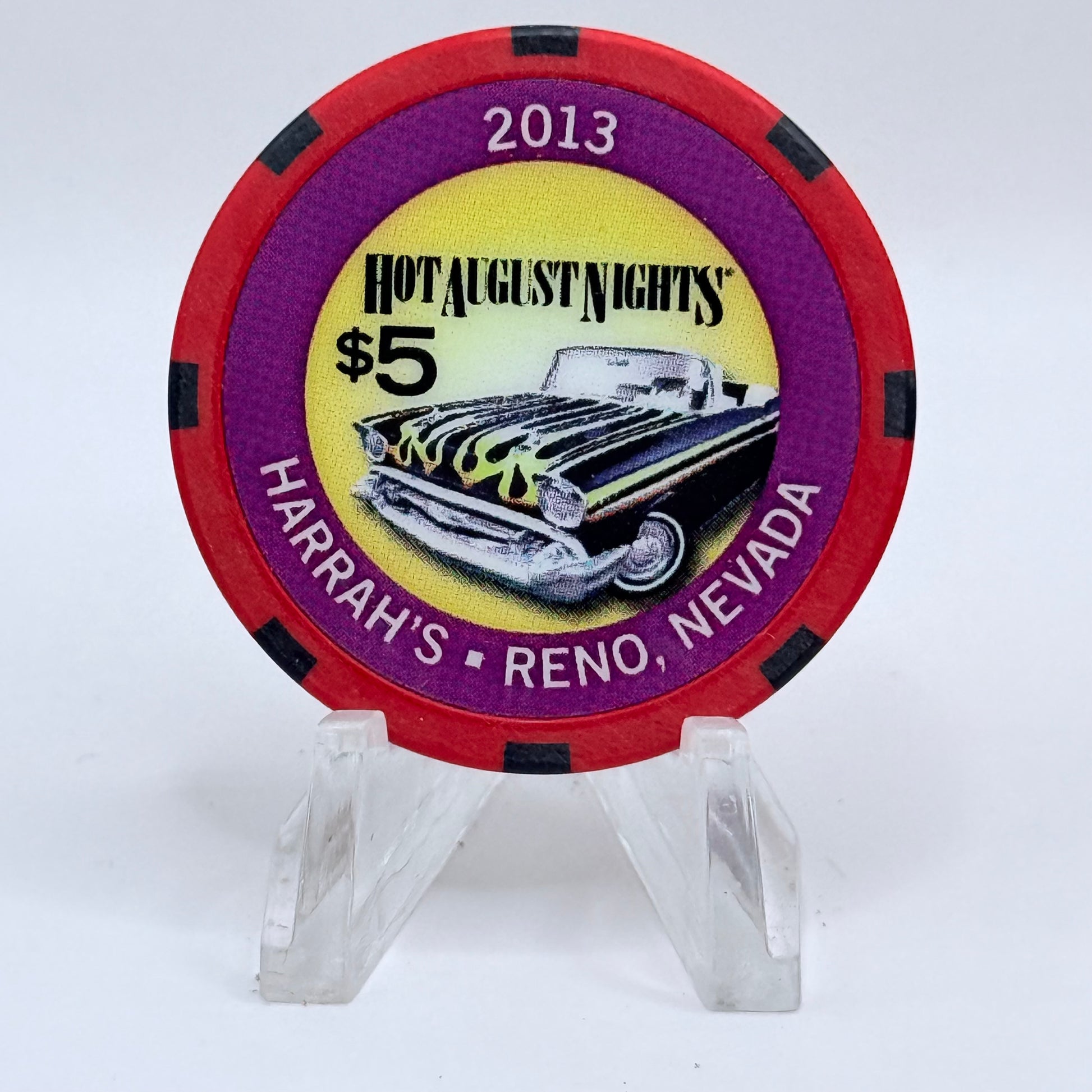 Harrah's Reno Nevada 2013 LE $5 Casino Chip D1335