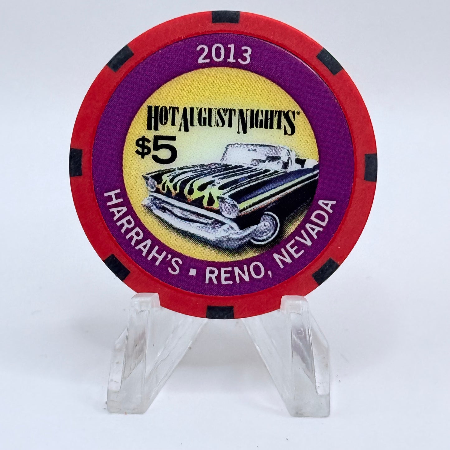 Harrah's Reno Nevada 2013 LE $5 Casino Chip D1335