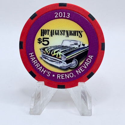 Harrah's Reno Nevada 2013 LE $5 Casino Chip D1335
