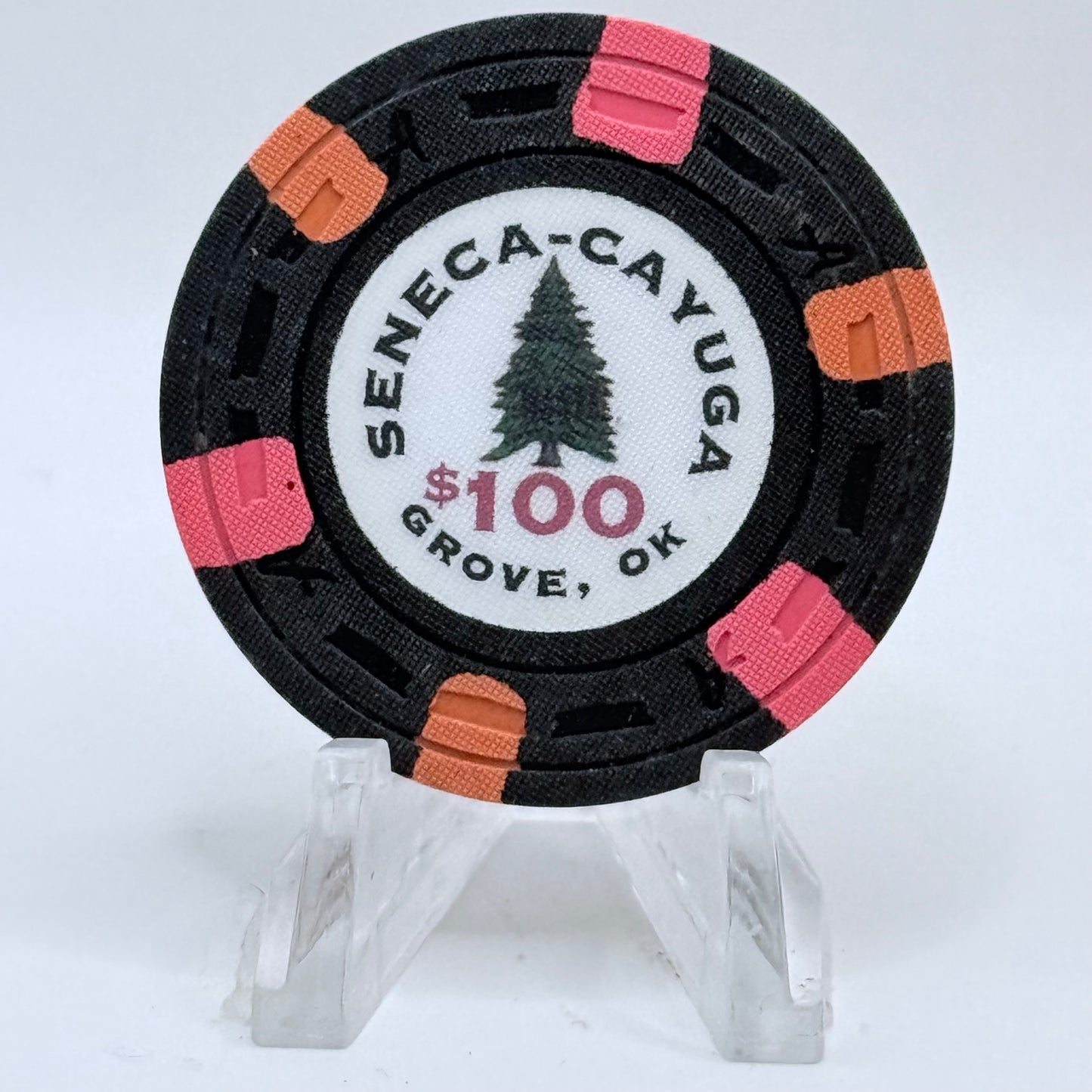 Seneca-Cayuga Bingo Grove Oklahoma $100 Casino Chip