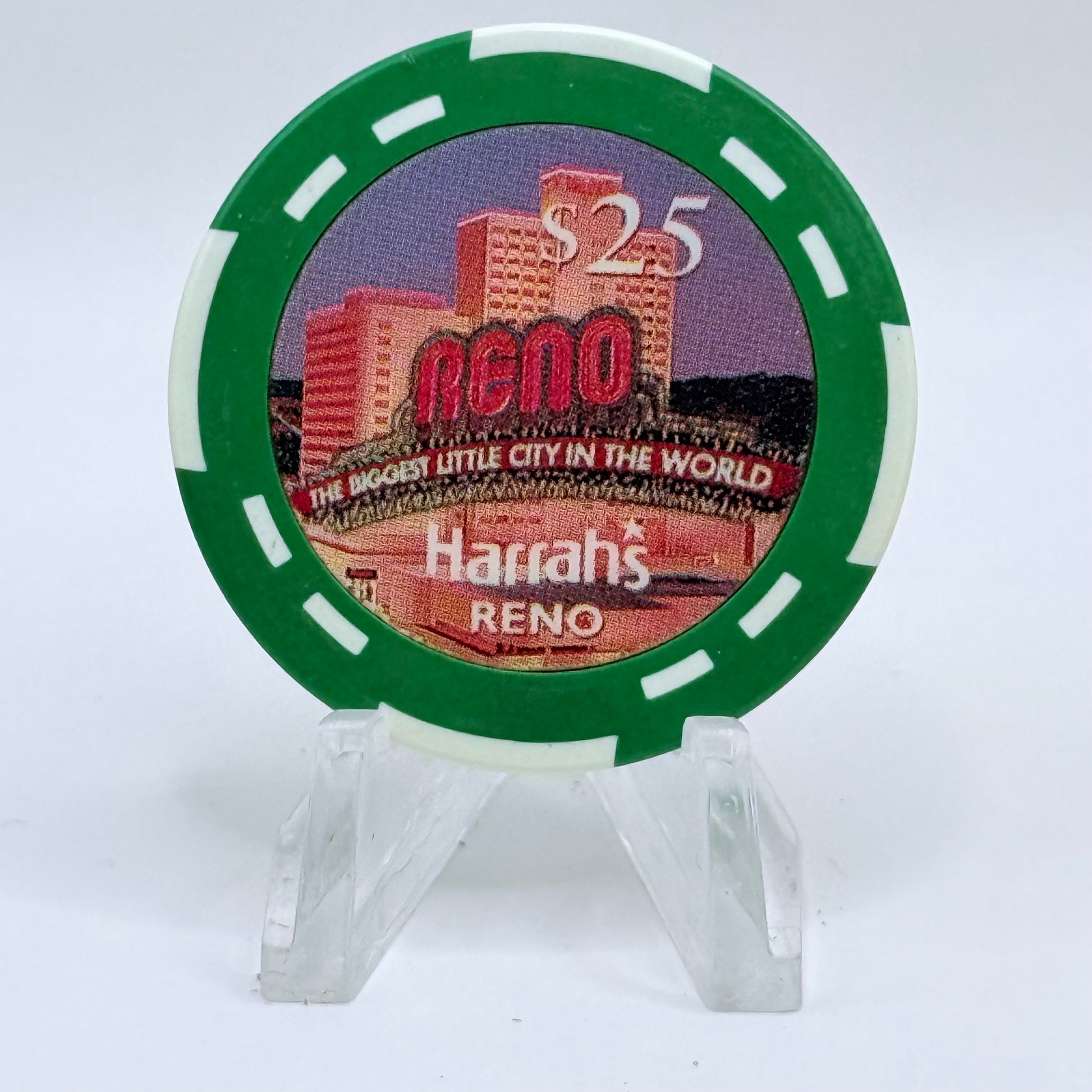 Harrah's Reno Nevada 1996 $25 Casino Chip N8536