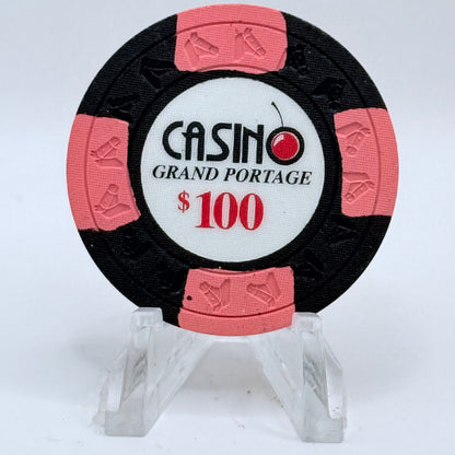 Grand Portage Grand Portage Minnesota $100 Casino Chip