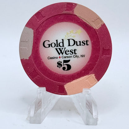 Gold Dust West Carson City Nevada 2007 $5 Casino Chip E6012