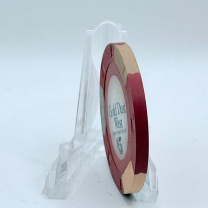 Gold Dust West Carson City Nevada 2007 $5 Casino Chip E6012