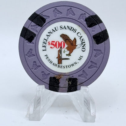 Leelanau Sands Casino Peshawbestown Michigan Series 8 $500 Casino Chip