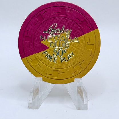 Nevada Club Las Vegas Nevada 1967 $0.50 Casino Chip N4012.1