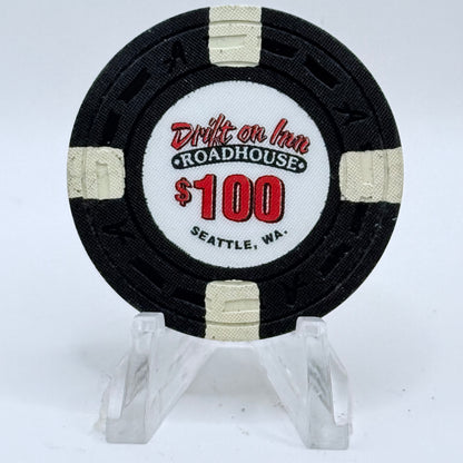 Drift On Inn Roadhouse Shoreline Washington $100 Casino Chip