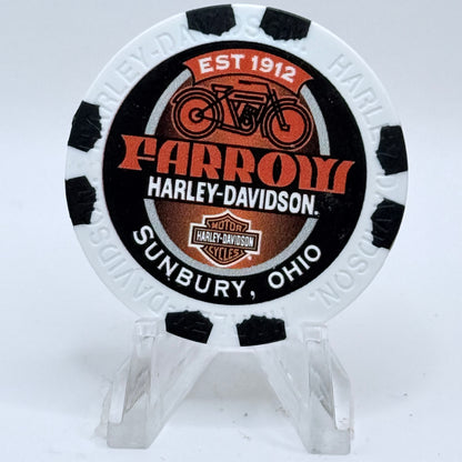 Harley-Davidson - Farrow North (A.D.) Sunbury Ohio Series 2 Advertising Chips