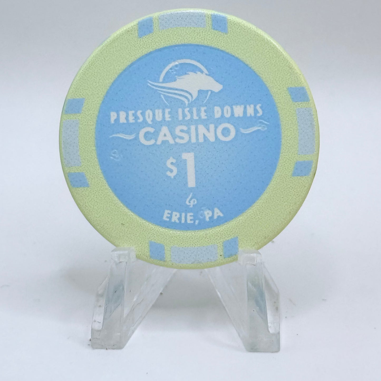 Presque Isle Downs & Casino Erie Pennsylvania $1 Casino Chip