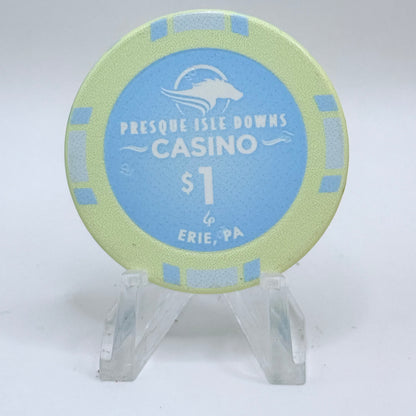 Presque Isle Downs & Casino Erie Pennsylvania $1 Casino Chip