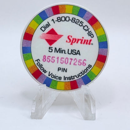 Trump Taj Mahal Atlantic City New Jersey 'Tele-chip, 5 Minutes' Odds & Ends Chips