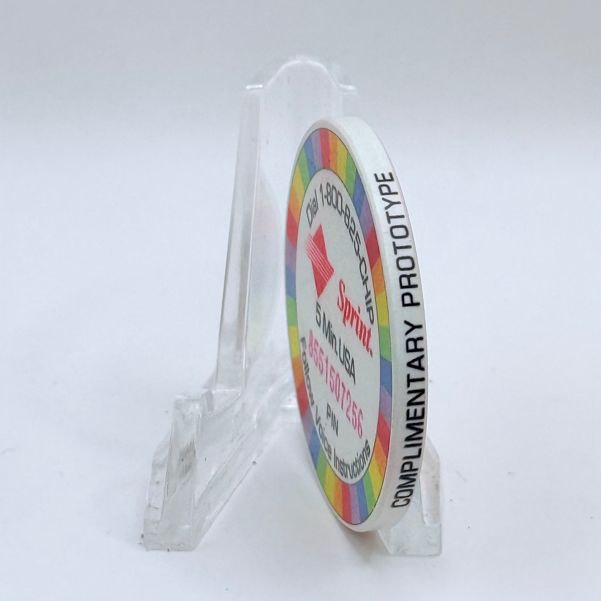Trump Taj Mahal Atlantic City New Jersey 'Tele-chip, 5 Minutes' Odds & Ends Chips