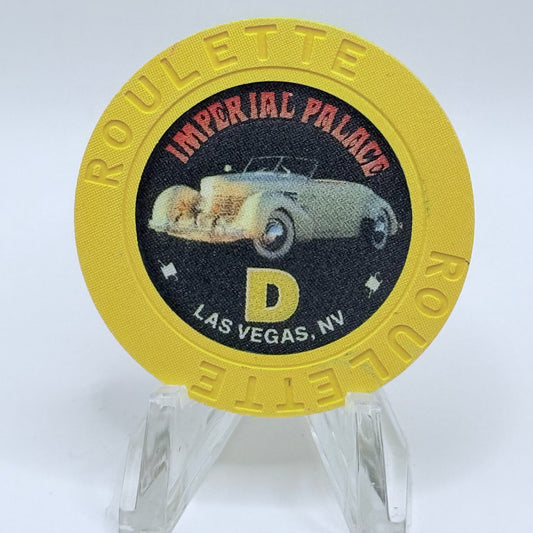 Imperial Palace Las Vegas Nevada 2003 Series 204 Yellow Roulette Casino Chip