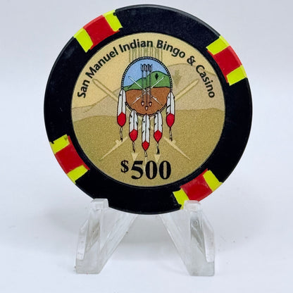 San Manuel Casino Highland California $500 Casino Chip