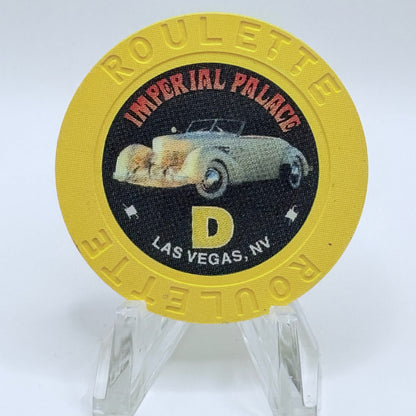 Imperial Palace Las Vegas Nevada 2003 Series 204 Yellow Roulette Casino Chip