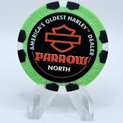 Harley-Davidson - Farrow North (A.D.) Sunbury Ohio Series 2 Advertising Chips