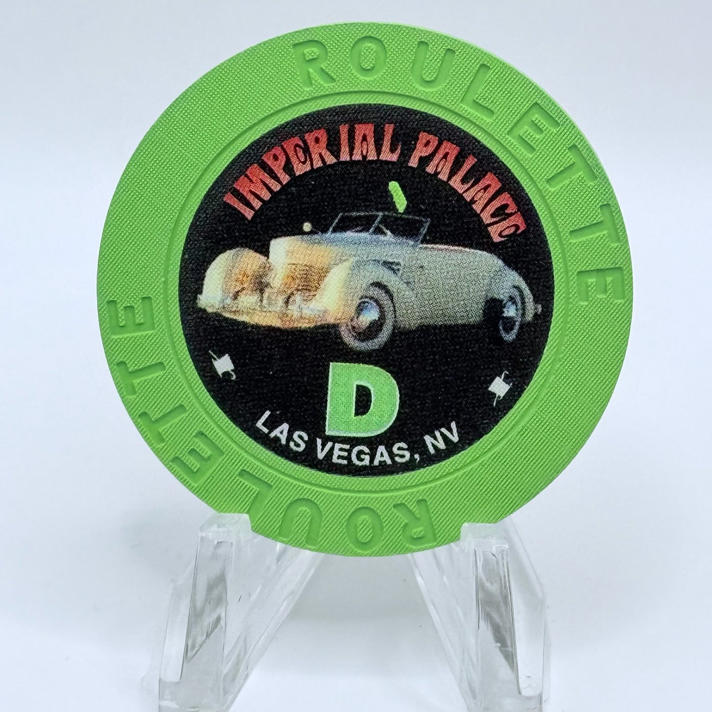 Imperial Palace Las Vegas Nevada 2003 Series 204 Green Roulette Casino Chip