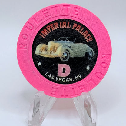 Imperial Palace Las Vegas Nevada 2003 Series 204 Pink Roulette Casino Chip