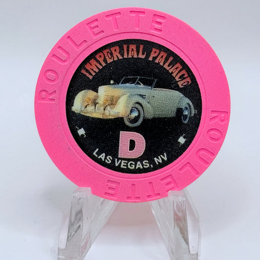 Imperial Palace Las Vegas Nevada 2003 Series 204 Pink Roulette Casino Chip